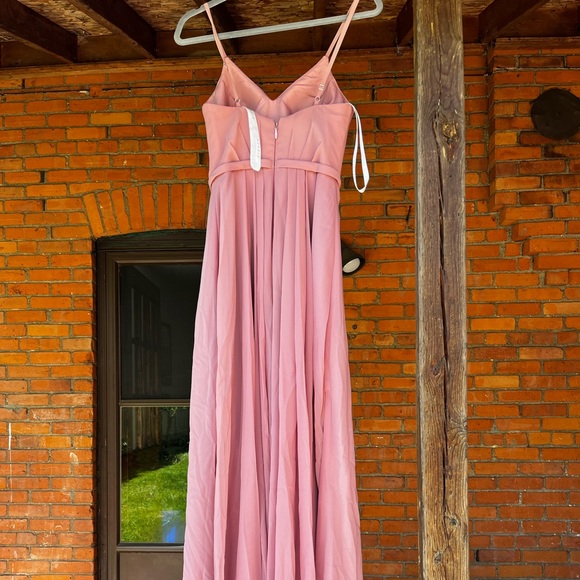 Azazie Everest bridesmaid dress dusty rose - Picture 6 of 6